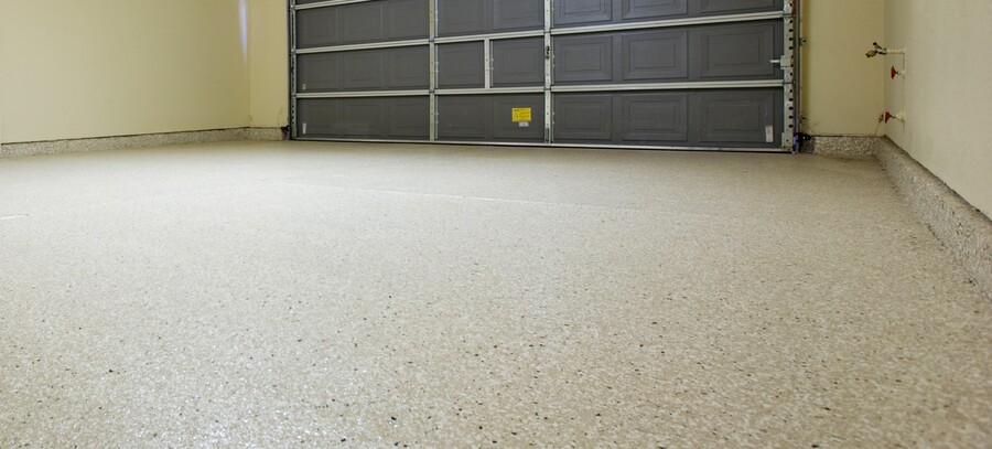 Garage floor painting by Forge Flooring & Epoxy